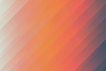 Pink, orange, red and blue lines vector background.