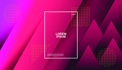 Minimal geometric background. Dynamic shapes composition. Eps10 vector.