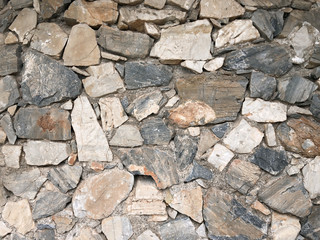 Old gray stone wall for abstract background