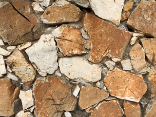 Old gray stone wall for abstract background