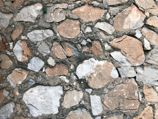 Old gray stone wall for abstract background