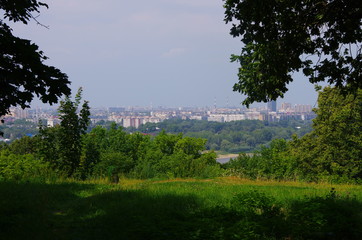 Fototapeta na wymiar Landscape of City of Nizhny Novgorod, Russia