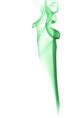 Kolorowy dym z kadzidła.