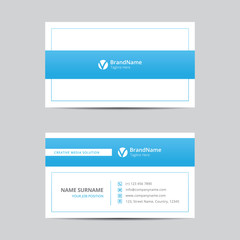 Business Card Template Vector Design