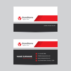 Business Card Template Vector Design