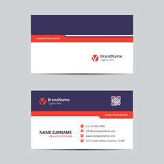 Business Card Template Vector Design