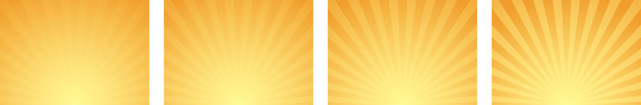 RAYONS DE SOLEIL ORANGE CLAIR COUP&Eacute;