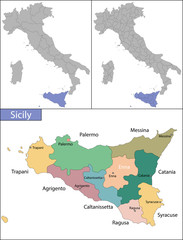 Sicily is the largest island in the Mediterranean Sea