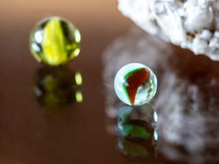 Glass marbles