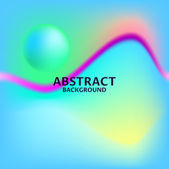 ABSTRACT WAVY BACKGROUND. MODERN TRENDY VECTOR. LIQUID GRADIENT COLOR