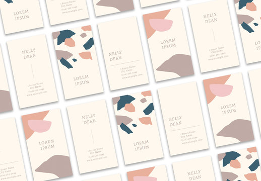  Neutral Business Card Layout
