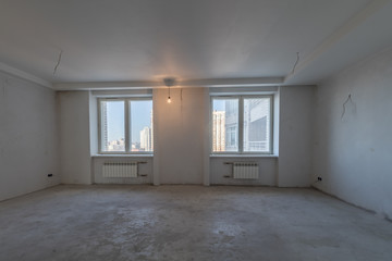 New Loft studio Interior in empty house