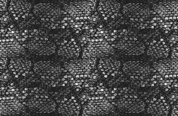 Distressed overlay texture of crocodile or snake skin leather, grunge background.