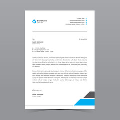 A4 Letterhead Template Vector Design