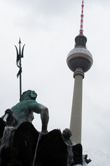 Berlin Alemania Alexanderplatz Europa paisaje viajando calle urbano arquitectura 