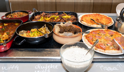 Food Buffet Catering Dining Eating Party Sharing Concept, Easter brunch buffet in a hotel or event