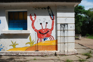 crab graffiti