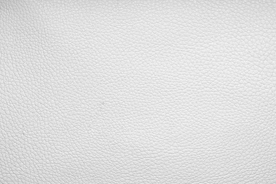 white color luxury genuine cow leather texture background. Close up photography of sofa, chair, interior, auto seat cover