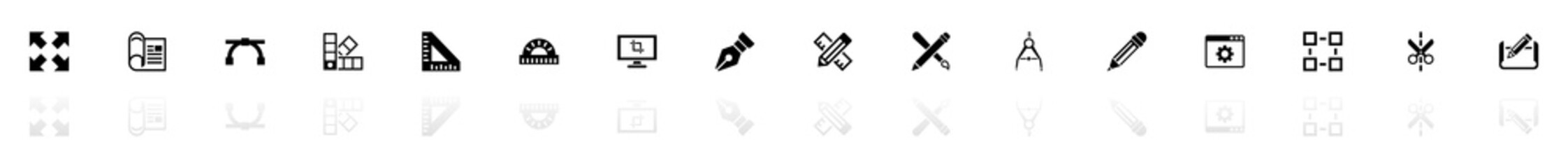 Blueprint - Flat Vector Icons