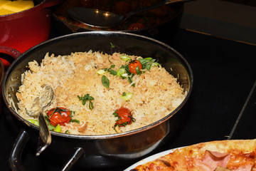 Food Buffet Catering Dining Eating Party Sharing Concept