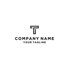 Obraz premium Initial letter T logo icon design template