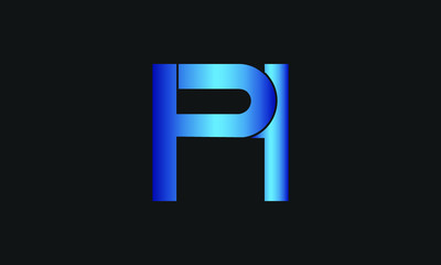 HP,  PH Letter Logo Design with Creative Modern Trendy Typography and monogram logo. Initial letter HP or PH logo.