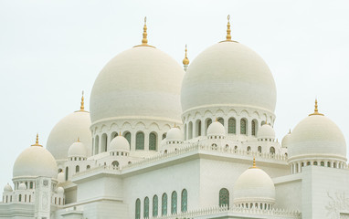 sheikh zayed mosque in Abu Dhabi 
