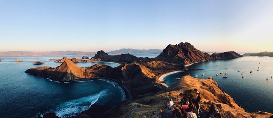 Naklejka premium Parque Nacional de Komodo