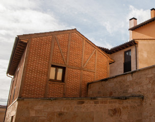A lovely house made of bricks in Salamanca Spain,