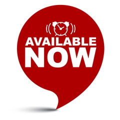 red vector illustration banner available now