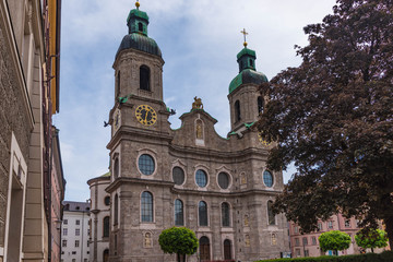 Fototapeta na wymiar Dom zu Sankt Jakob in Innsbruck