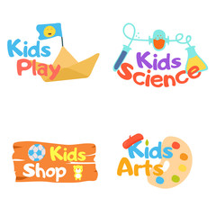Kids logo, badge