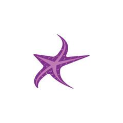 Star Fish Logo Template vector