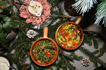 Fresh Food Buffet Brunch Catering Dining Eating Party Sharing Concept