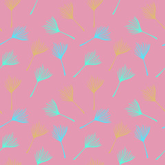 Modern Tropical Vector Seamless Pattern. Doodle Floral Background. Chic Summer Textile. Elegant Male Shirt 