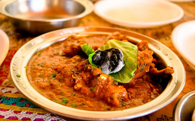 Laal Maas, Famous Rajasthani Dish, Laal Chicken and Laal mutton                        