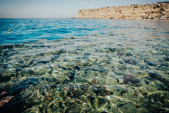 blue water of Red Sea 