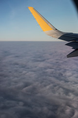 Views from an airplane window