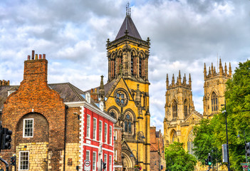 York Oratory and York Minster in England