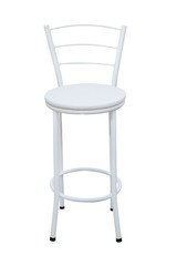 classical bar chair isolated in white