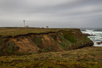 Fototapeta na wymiar Point Arena Lighthouse