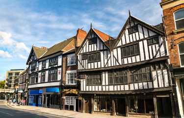 Traditional houses in York, England