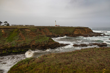 Fototapeta na wymiar Point Arena Lighthouse