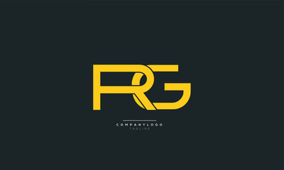 RG Letter Logo Alphabet Design Icon Vector Symbol