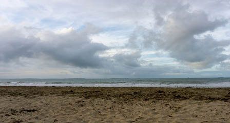 Clouds at the beach