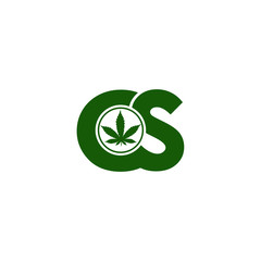 cs letter original monogram logo design