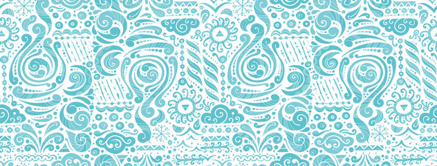 Four elements concept. Air design background. Seamless pattern print