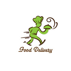 food delivery icon vector graphic element sign logo