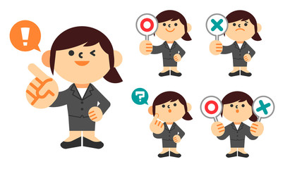 ビジネス　スーツ　全身　女性　セット