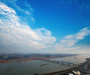 Fototapeta premium Panoramic picture of China nanchang